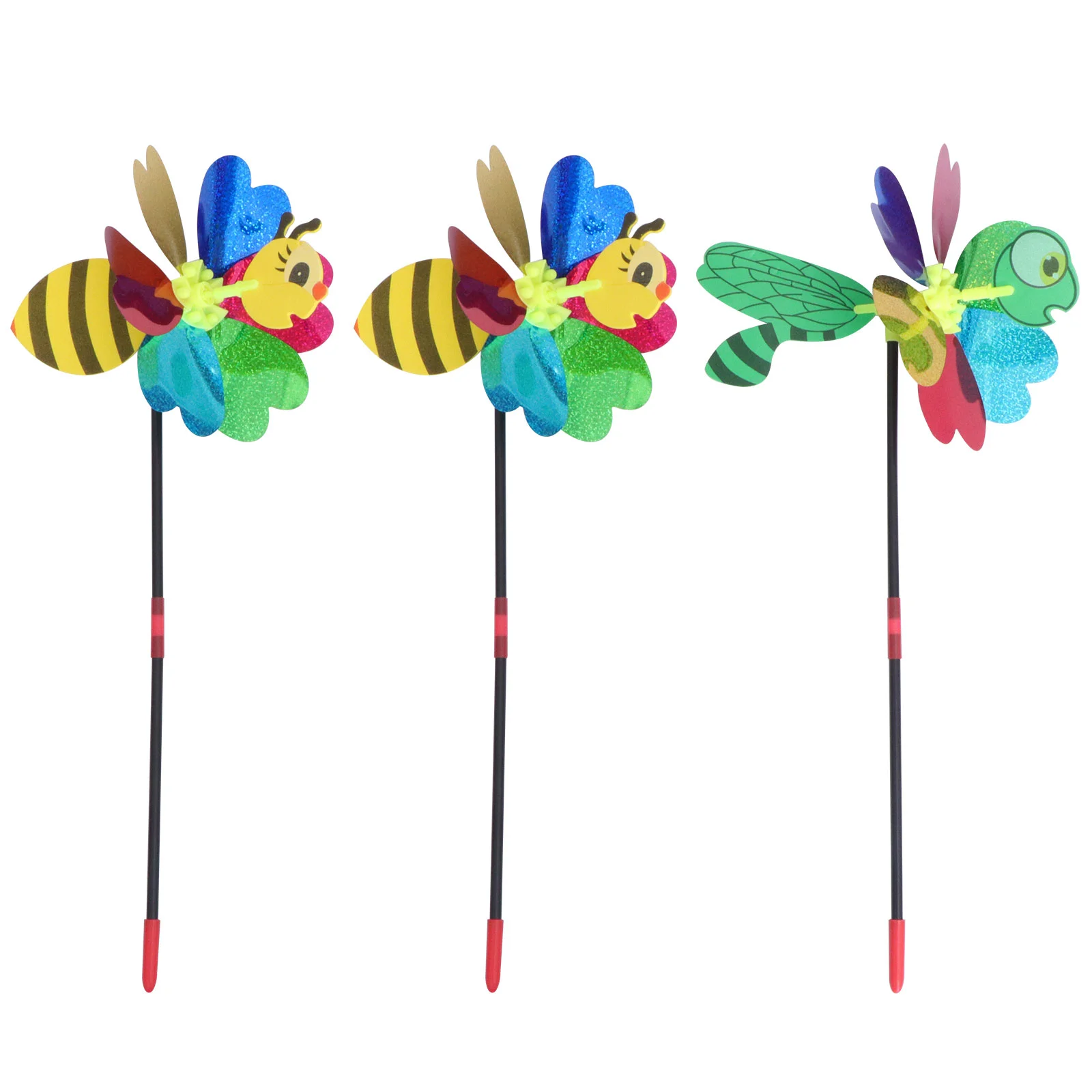 

Pinwheel Wind Pinwheels Garden Windmillinsect Flowerparty Outdoor Yard Kids Windmills Whirlygig Sculpture Toddler Stakerainbow