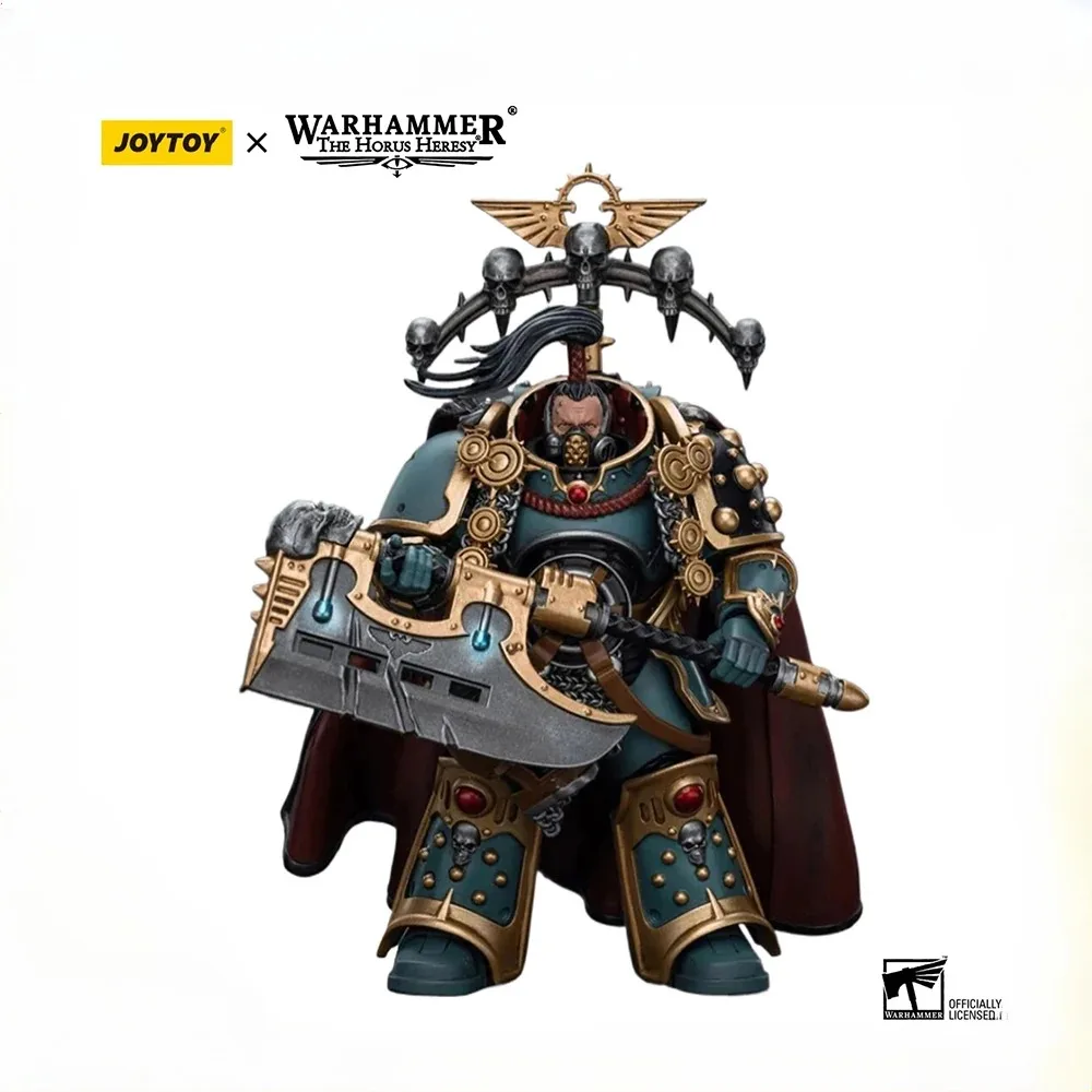 JOYTOY 1/18 Warhammer 30k Фигурка Sons of Horus Legion Praetor с силовым топором Военная фигурка