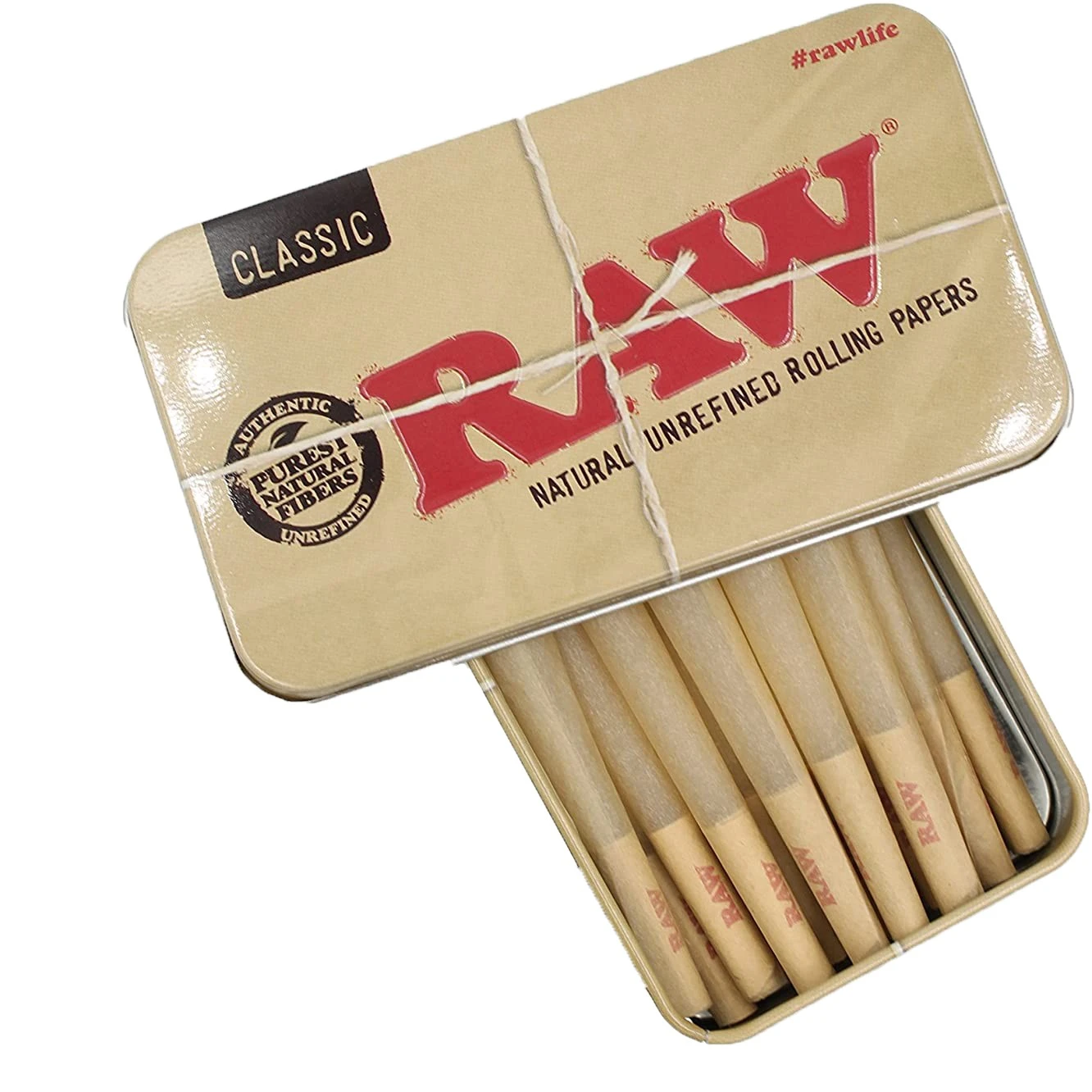 

Metal Tin Box on the Go Storage Box Smoking Storage Accessory(CASE ONLY)