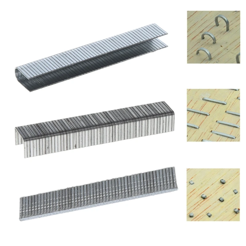 

1000 Pcs U Shaped Staples 12x6.3mm Nails for staple Gun Stapler