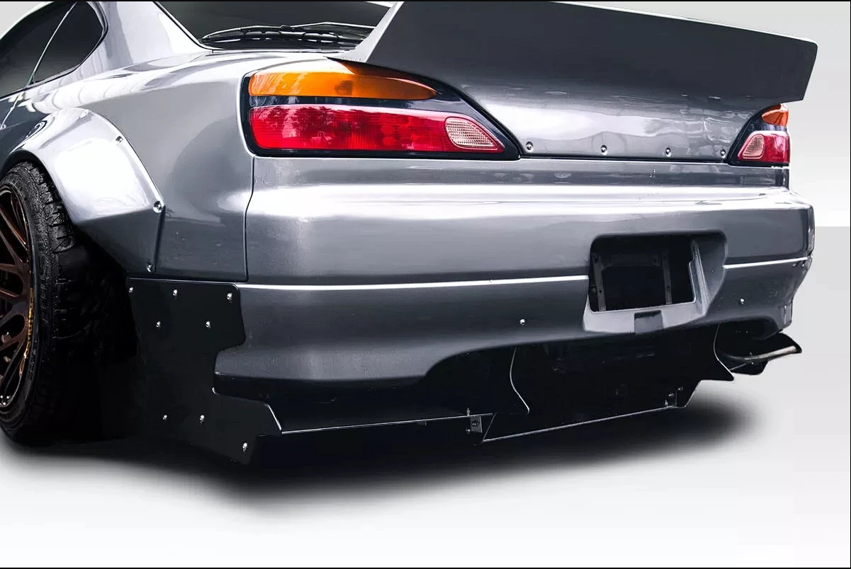 Фото S15 Высококачественный задний диффузор из стекловолокна FRP для Rocket Bunny 7 шт. №1