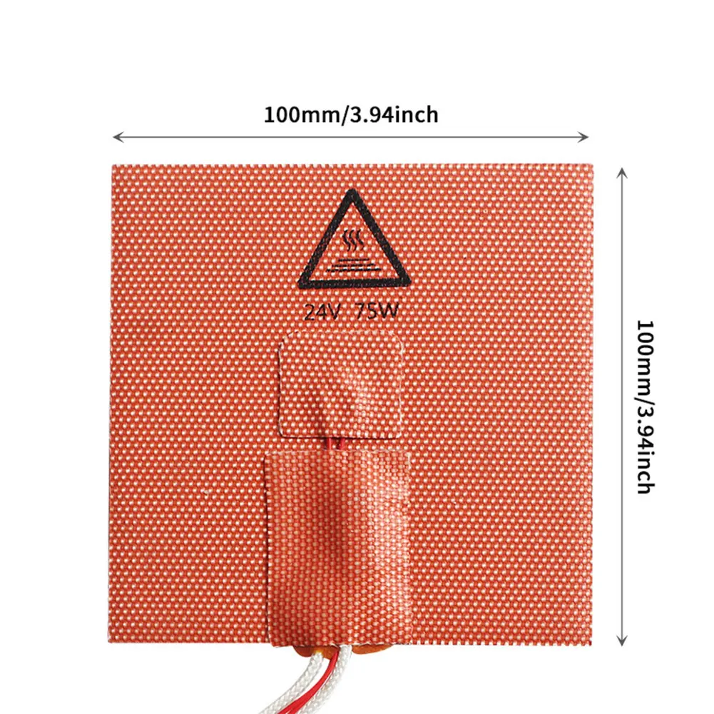 VONON 75 Вт 100x100 Мм 3D-принтер С Подогревом Коврик Для Кровати NTC 100K Управляемая