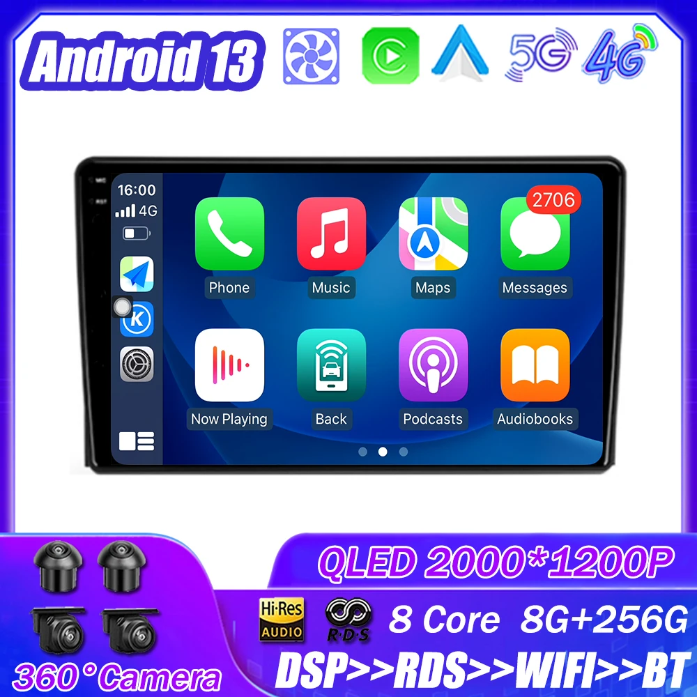 

Android 13 для Ford Fusion 1 2005 - 2012 автомобильный радиоприемник, мультимедийный плеер, навигация, стерео, GPS, автомобильное головное устройство, № 2DIN, Wi-Fi, Φ DSP