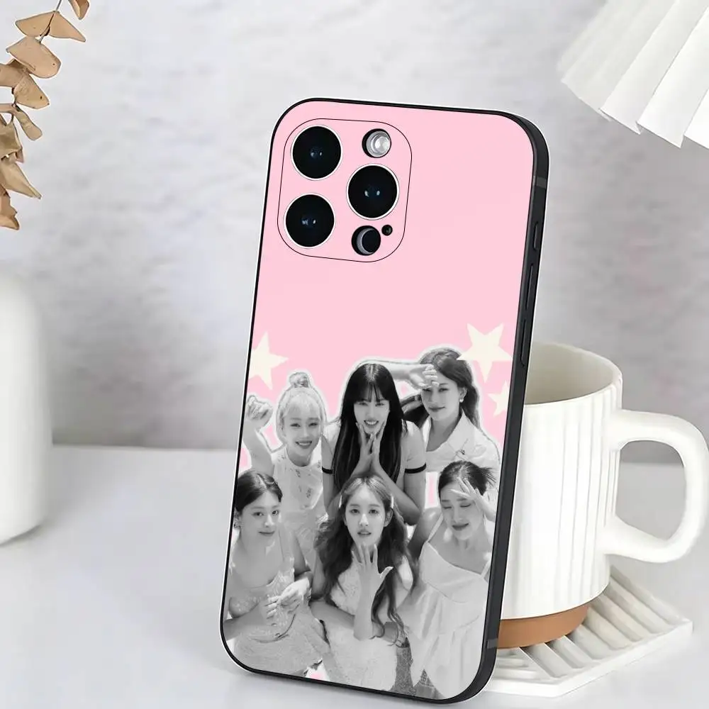 Мягкий черный чехол Lovely Idol S-STAYC Yoon Unique для iPhone 17, 16, 15, 14, 13, 12, 11 Plus, Pro Max и других моделей (art.: 3920dbcc01bdd) - 3920dbcc01bdd