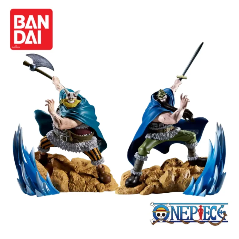 Фото В наличии 100% оригинальная фигурка Bandai Banpresto One Piece Дорри Броги, аниме-товар, модель, статуэтка, украшение №1