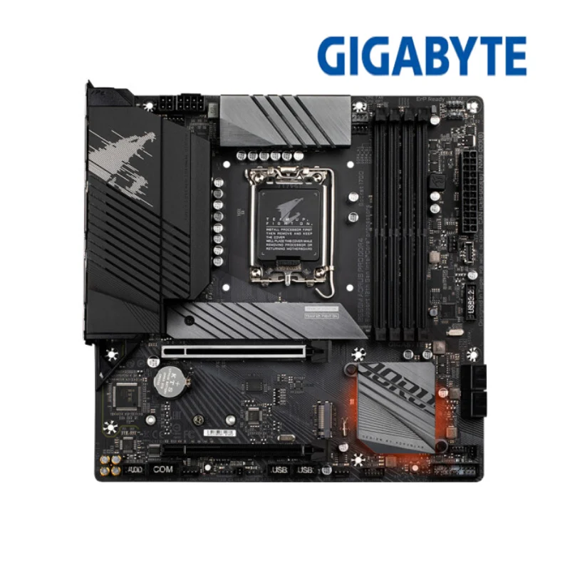 Материнская плата GIGABYTE GA B660M AORUS PRO DDR4 + процессор Intel i5 12400 B660 LGA1700 новый но с