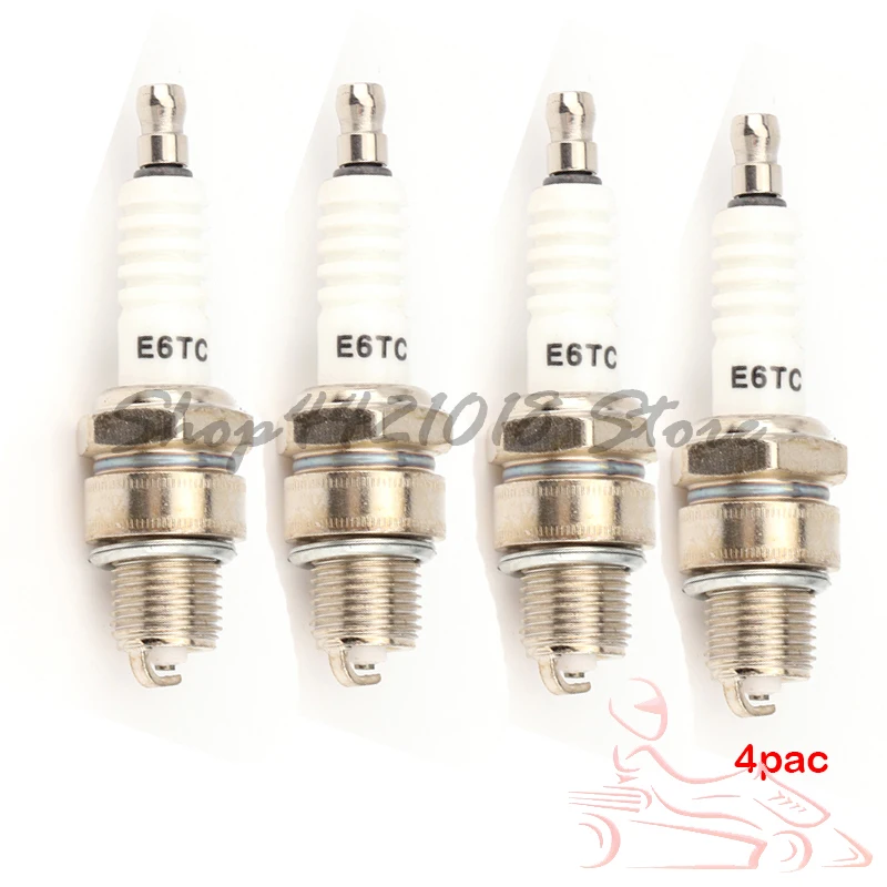 

4pcs/lo't High Quality Spark Plug E6TC for Bosch W175T35 W175T7 W200T35 W6B W6BC W6BP W7B W7BC W7BP Denso IWF20 W20FP-U W20FR-L