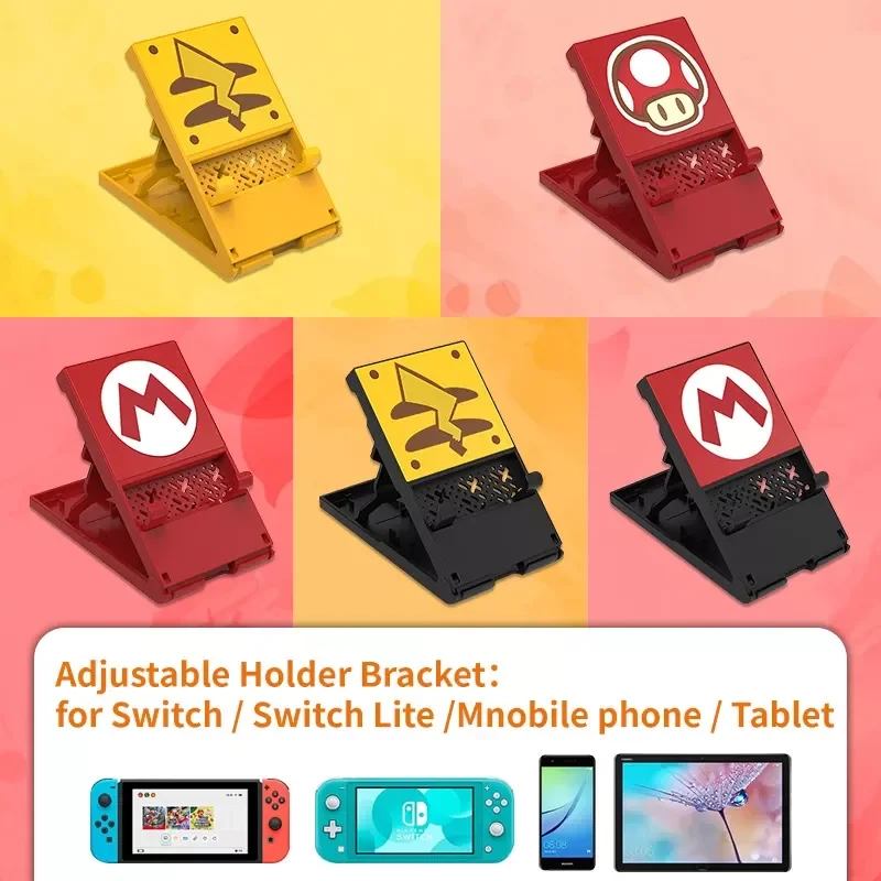 

Adjustable Game Holder Stand For Nintendo Switch Portable Travel Bracket Playstand Base For Switch Lite Pad Phone