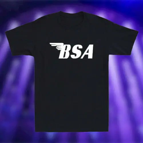 

New BSA Classic Logo Motorcycle logo Men's T-shirt Logo