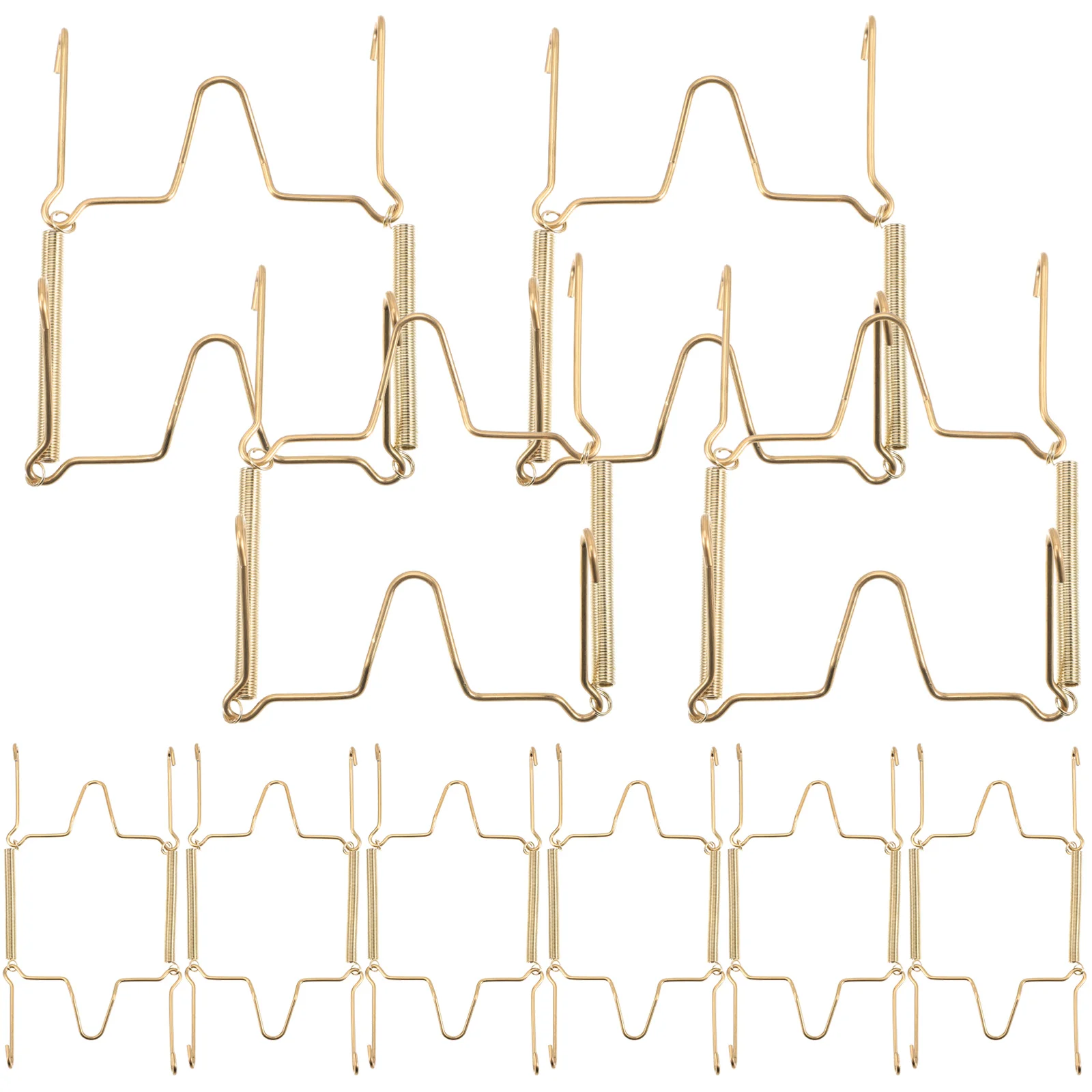 

10pcs Metal Stainless Steel Invisible Practical Wall Hanger For Plate Hangers Plate Display Wall,plate Wall Hangers