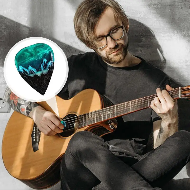 Подвесной гитарный медиатор с северным светом аксессуары для воспроизведения