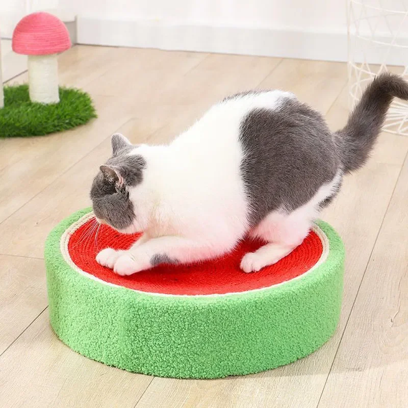 

NEW Cats Scratcher Bed Watermelon Sisal Scratch Board for Sharpen Nails Scraper Grinding Claw Climbing Cat Toys Furniture Protec