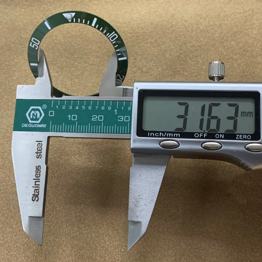 Watch Accessories Watch Bezel Insert Ceramic Bezel Black Green Blue Outside Diameter 40mm Inside Diameter Watch Bezel