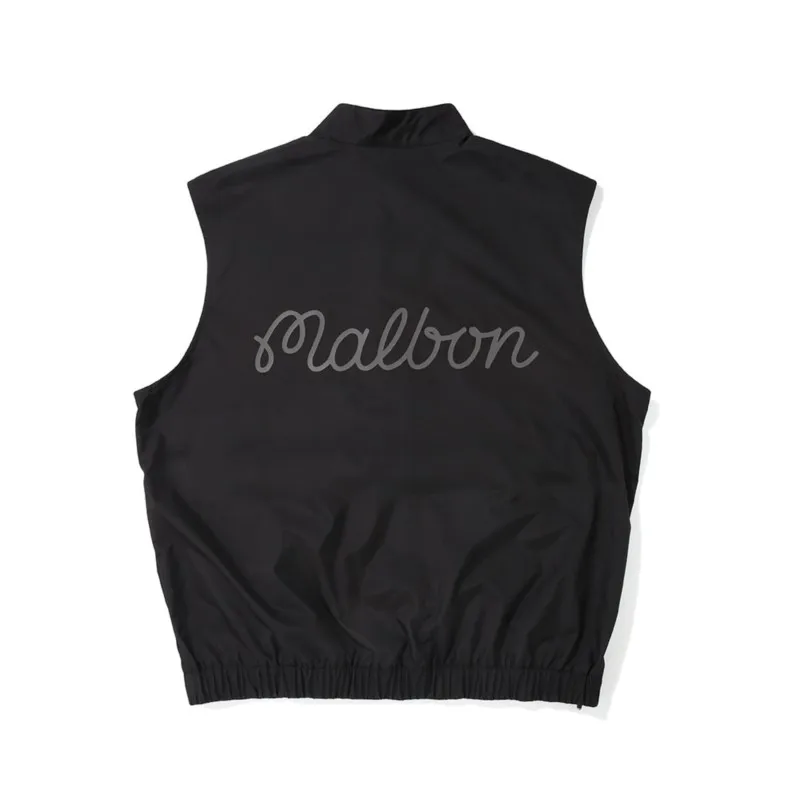 Men's Lightweight Golf Vest Sleeveless Softshell Jacket Windproof Outerwear Vest for Travel Running Hiking