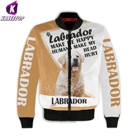 new 3d printing labrador dog limited edition handsome stylish casual hoodies for menwomen oversized sweatshirt costumes jacket