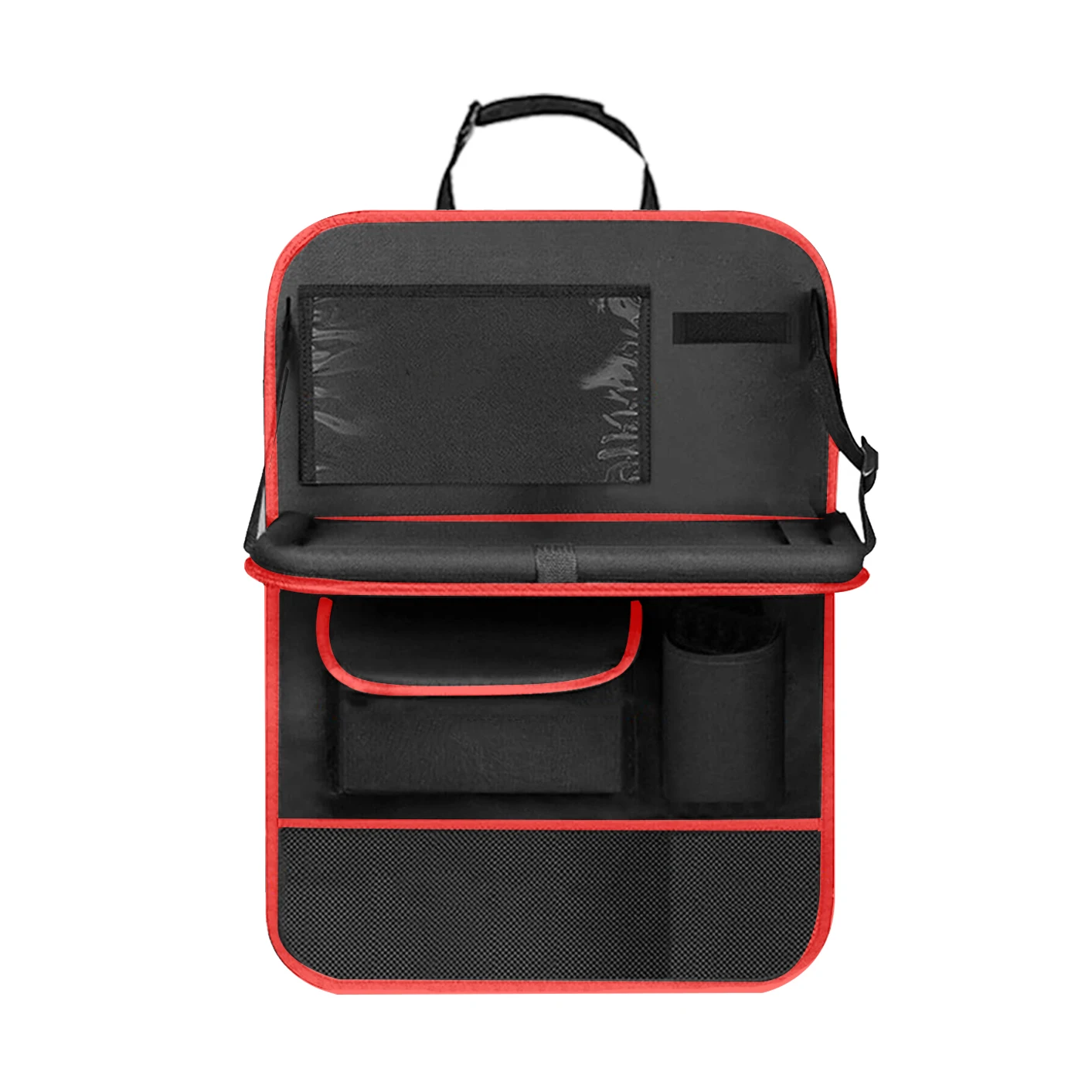 

Универсальный органайзер для хранения спинки автомобильного сиденья, сумка-органайзер на спинку сиденья с несколькими карманами и держателем для планшета с сенсорным экраном, автомобильные аксессуары