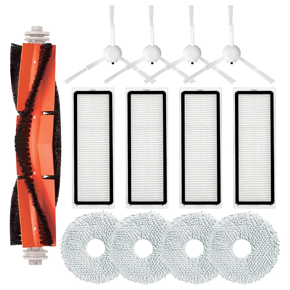 

For Xiaomi Dreame Bot L10S Ultra Robot Vacuum Cleaner Accessories Main Brush Side Brush Hepa Filter Mop Rag Parts