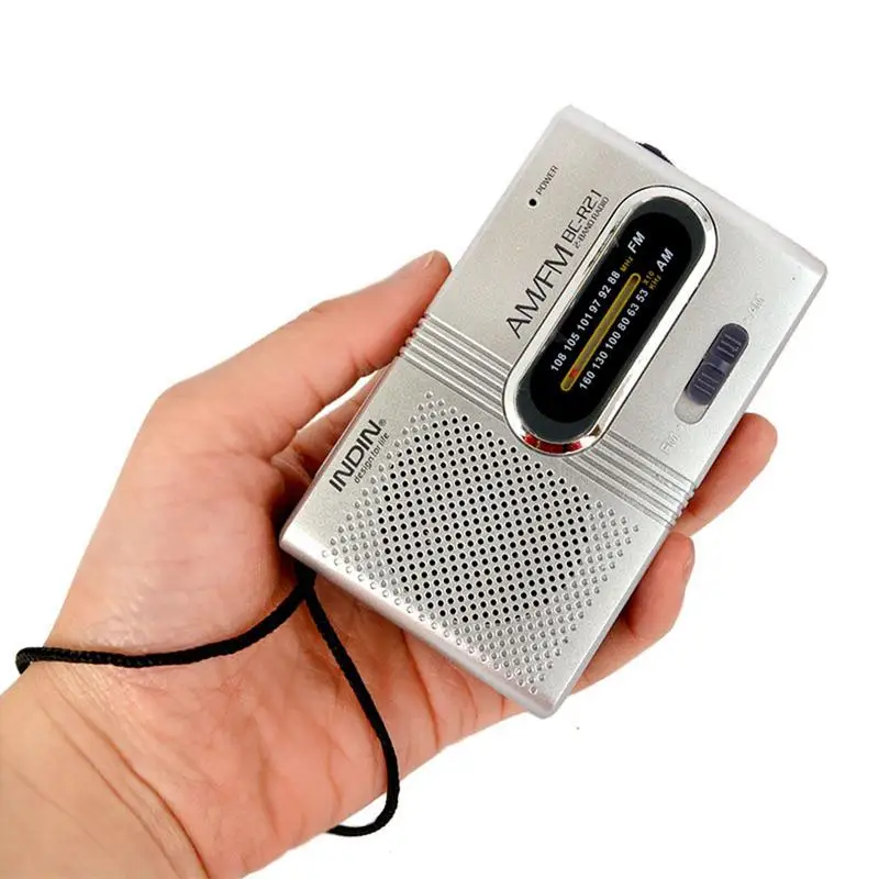 

AM/FM Battery Operated Portable Pocket Radio Portable Pocket Radio AM FM Transistor Radios With Loud Speaker Earphone Jack Ideal