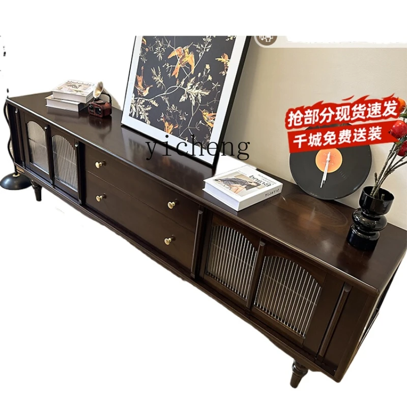 Кофейный столик из чистого массива дерева XL настенный Домашний напольный шкаф