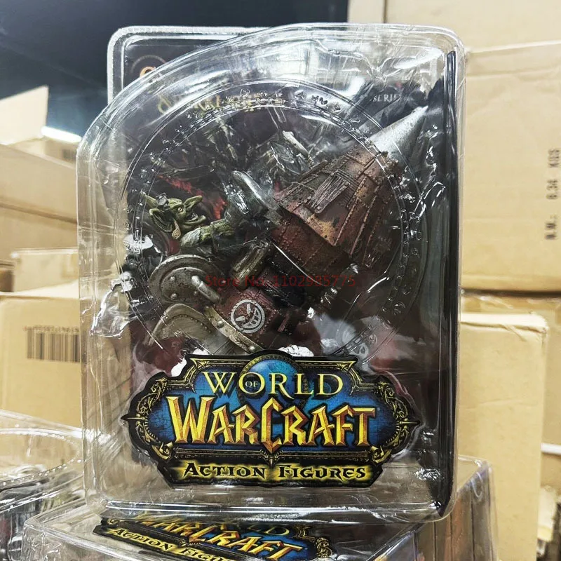 Фото Dc6 Wow Gibzz Зажигалка Гоблин Тинкер 7 дюймов ПВХ Модель игрушка экшн-фигурка Коллекционная модель искусственные настольные подарки №5