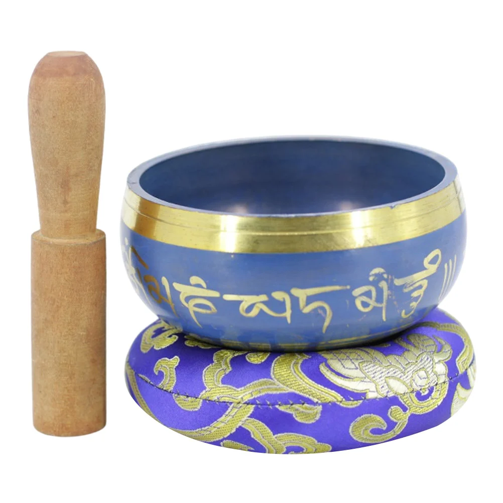 

1 Set of Nepal Handcrafted Yoga Sound Bowl Bronze Meditation Bowl for Outdoor