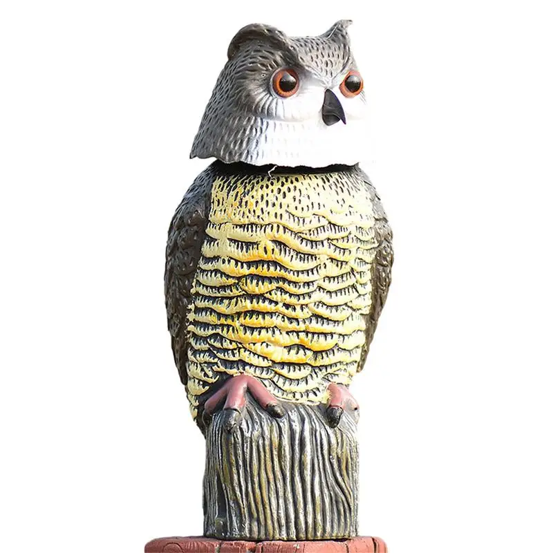 

Fake Owl Decoy Owl Sculpture To Frighten Birds Multifunctional Garden Protectors For Home Patio Backyard Farm Greenhouse