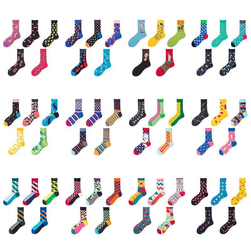 

Calcetin deportivo con grafiti новогодние Ки женские Ки хлопки хлопковые Ки зимние