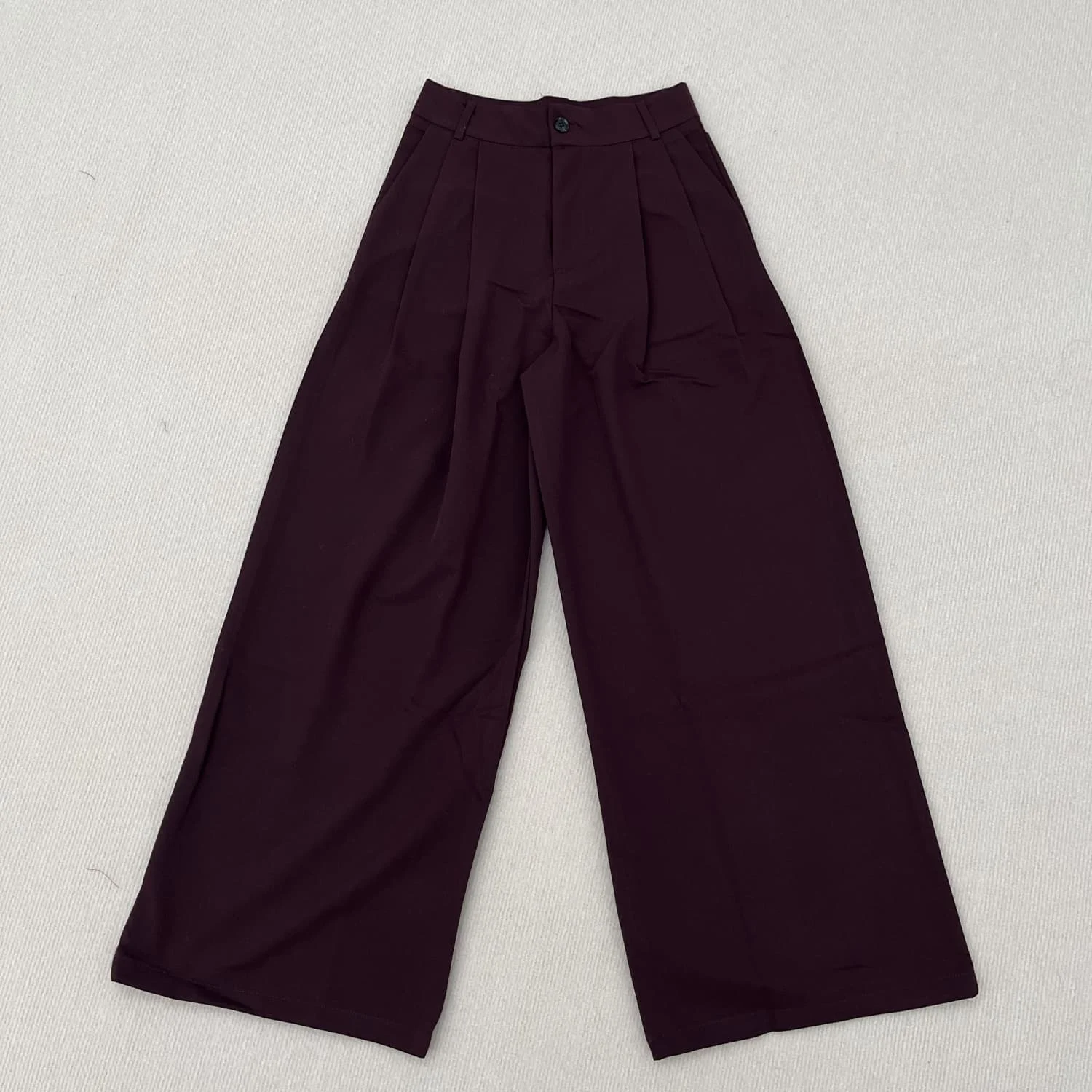 Kar &amp Otza женские 2024 осенне-зимние новые брюки с высокой талией двойной складной