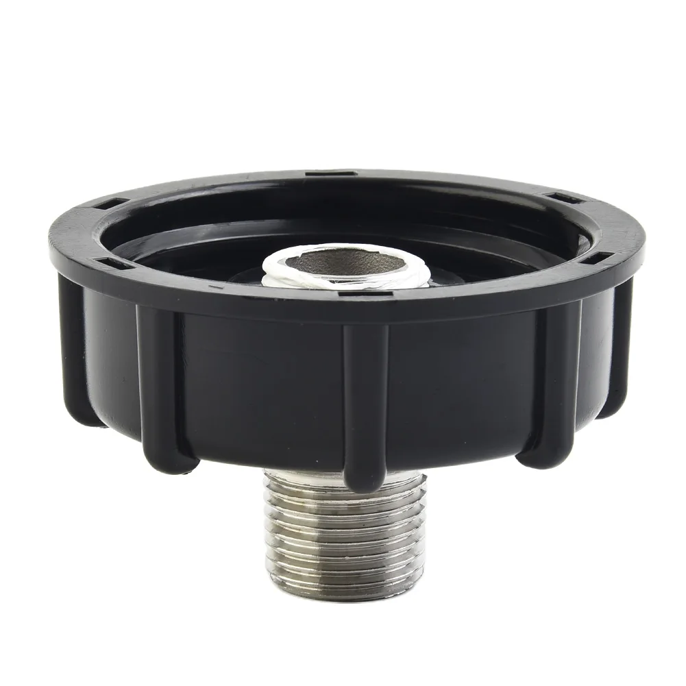 

IBC Tank Connector Tote Tank Drain Adapter 60mm Thick Thread Inlet S60x6 Cap Garden Hose Connector 1/2" 3/4" 1" For IBC Tank