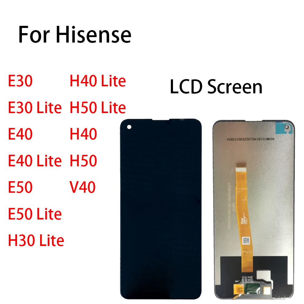 

For Hisense Infinity E30 E40 E50 Lite Mobile Phone Screen Tela LCD Display Touch Screen V40 H30 H40 H50 Lite Tela Display