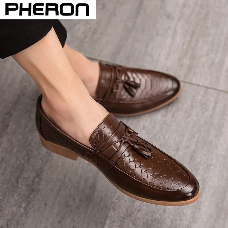 Brand Fashion Formal Shoes Bullock Business Office Men Italy Luxury Big Size Dress Casual Loafers Party Flats | Обувь