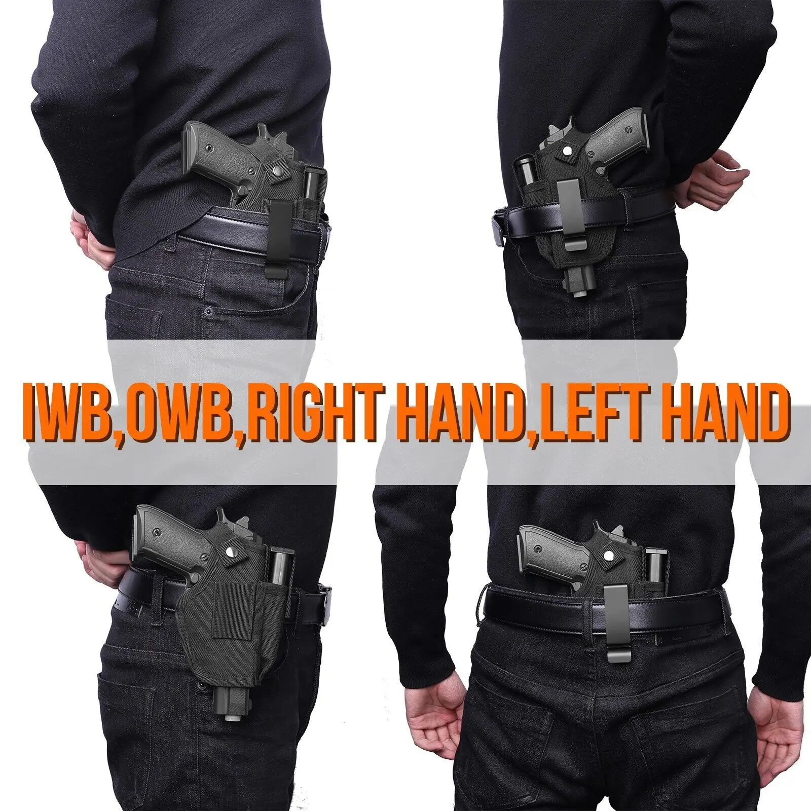 

Ultimate кобура для пистолета для скрытого ношения пистолетов, кобуры для пистолета IWB/OWB с магнитным чехлом для Смита & Wesson M & P Shield 9 мм EZ