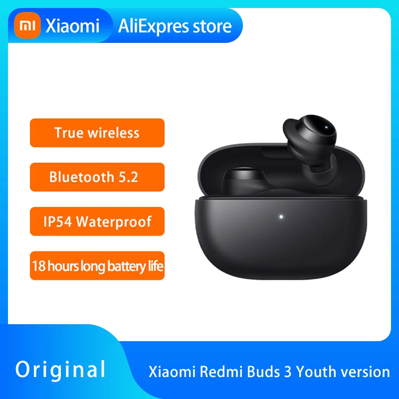 

Original Xiaomi Redmi Buds 3 Lite TWS Bluetooth 5.2 Earphone Mi True Wireless Earbuds3 Youth Edition Waterproof Gaming Headphone