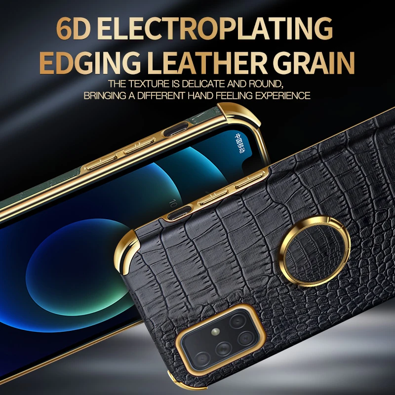 A71 Case ZROTEVE Crocodile Pattern Leather Cover For Samsung Galaxy A51 A31 A41 A21S A32 A52 A72 A13 A23 A33 A53 A73 M52 Cases