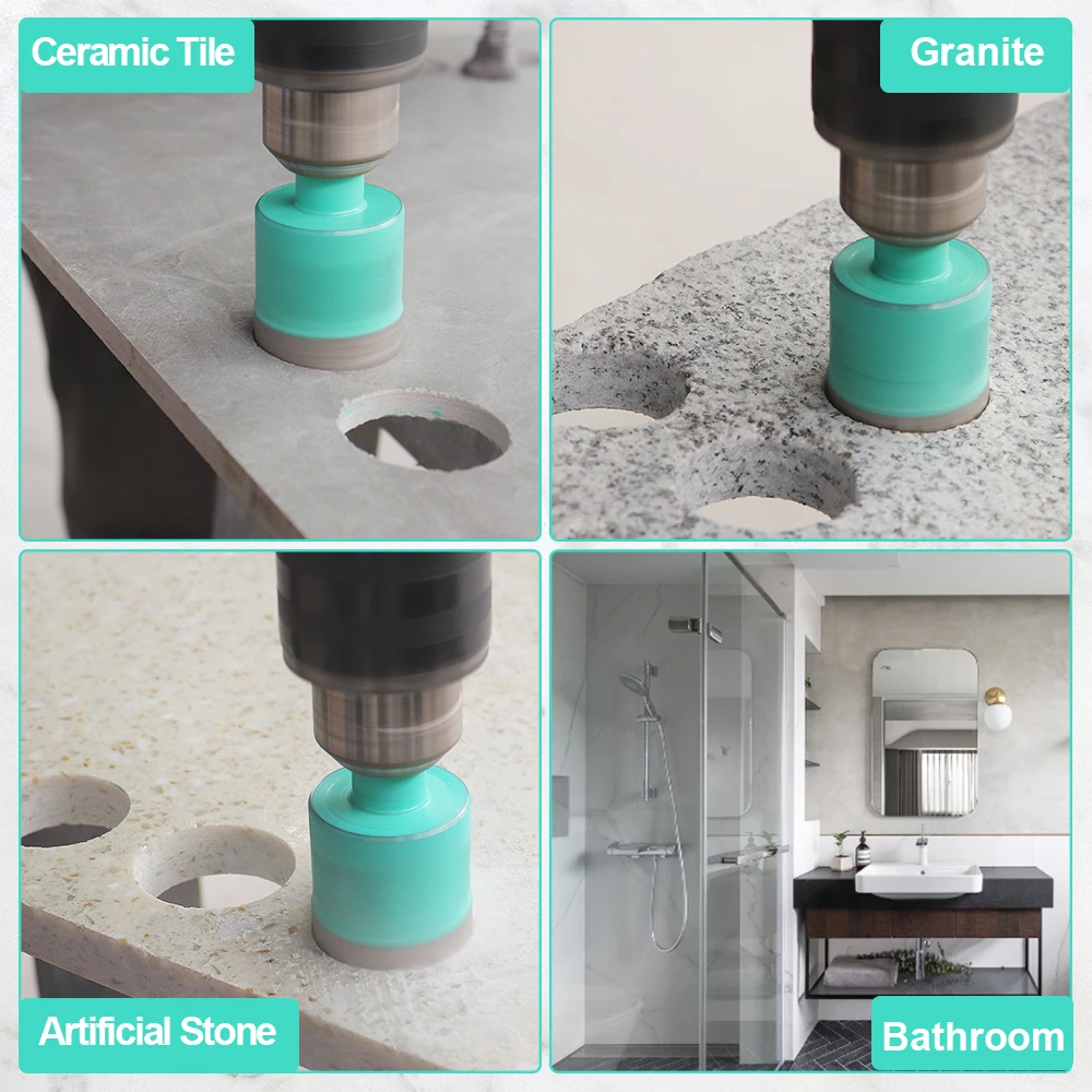 2 шт./набор алмазные сверла для керамики гранита мрамора