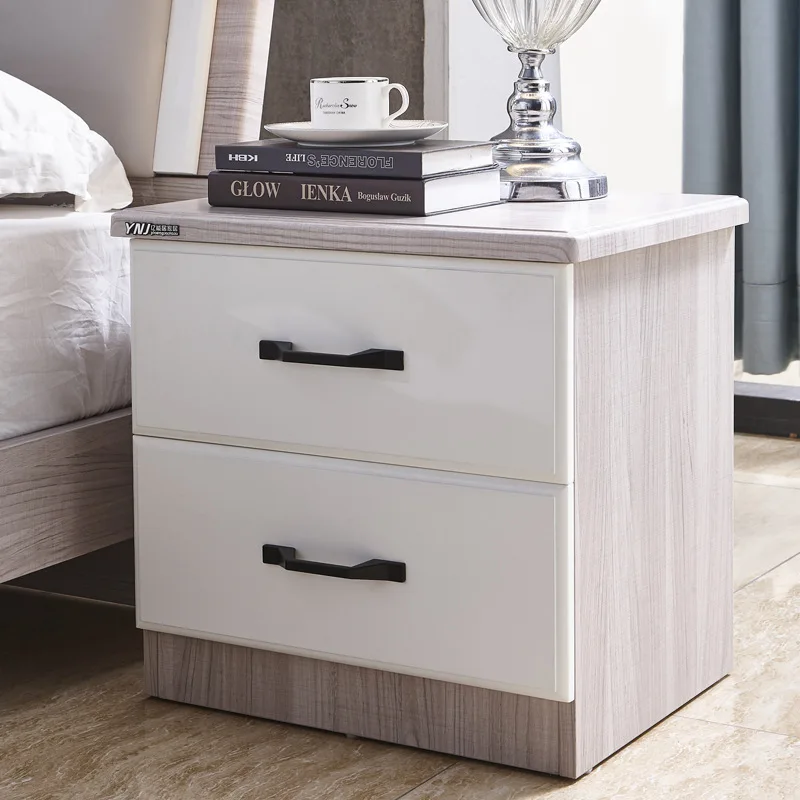 

Decorative Narrow Bedside Table White Small Auxiliary Luxury Bedside Table Cabinets Created Mesa De Cabeceira Furniture for Room