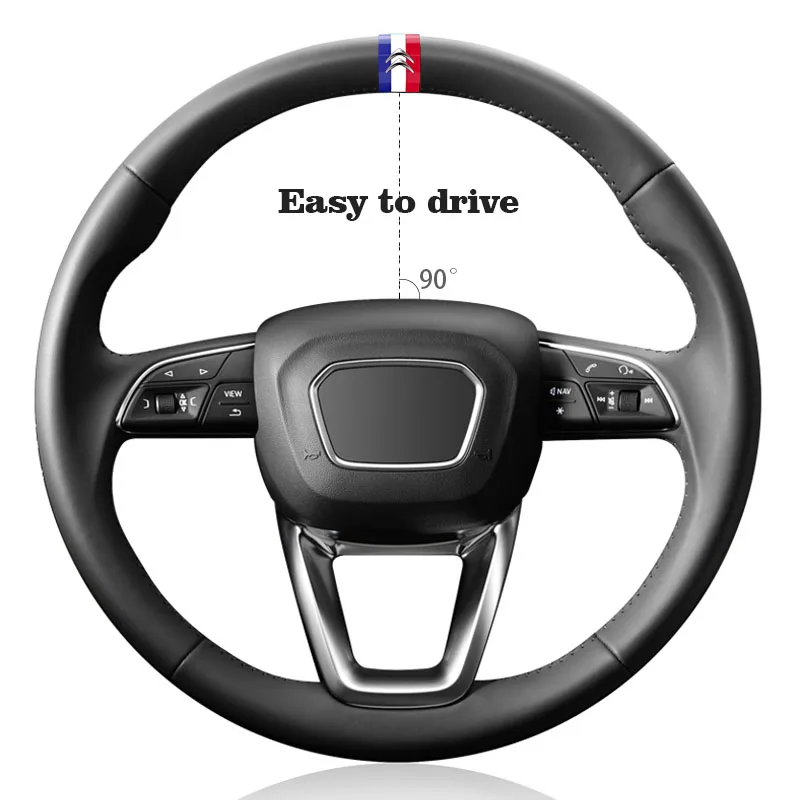 Автомобильные наклейки на руль аксессуары для Citroen C1 C2 C3 C4L C4 Vts C5 C6 C8 Picasso Xsara Cactus -