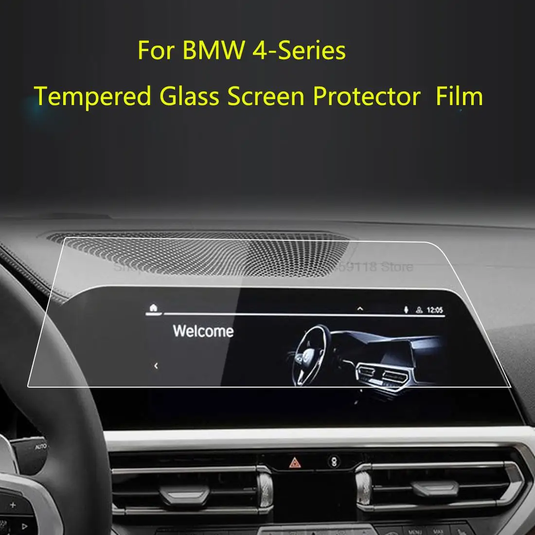 

Защитная пленка для экрана из закаленного стекла для BMW 4-Series G22 G23 G26 MK2 2021 2022, аксессуары для автомобильной навигации против царапин