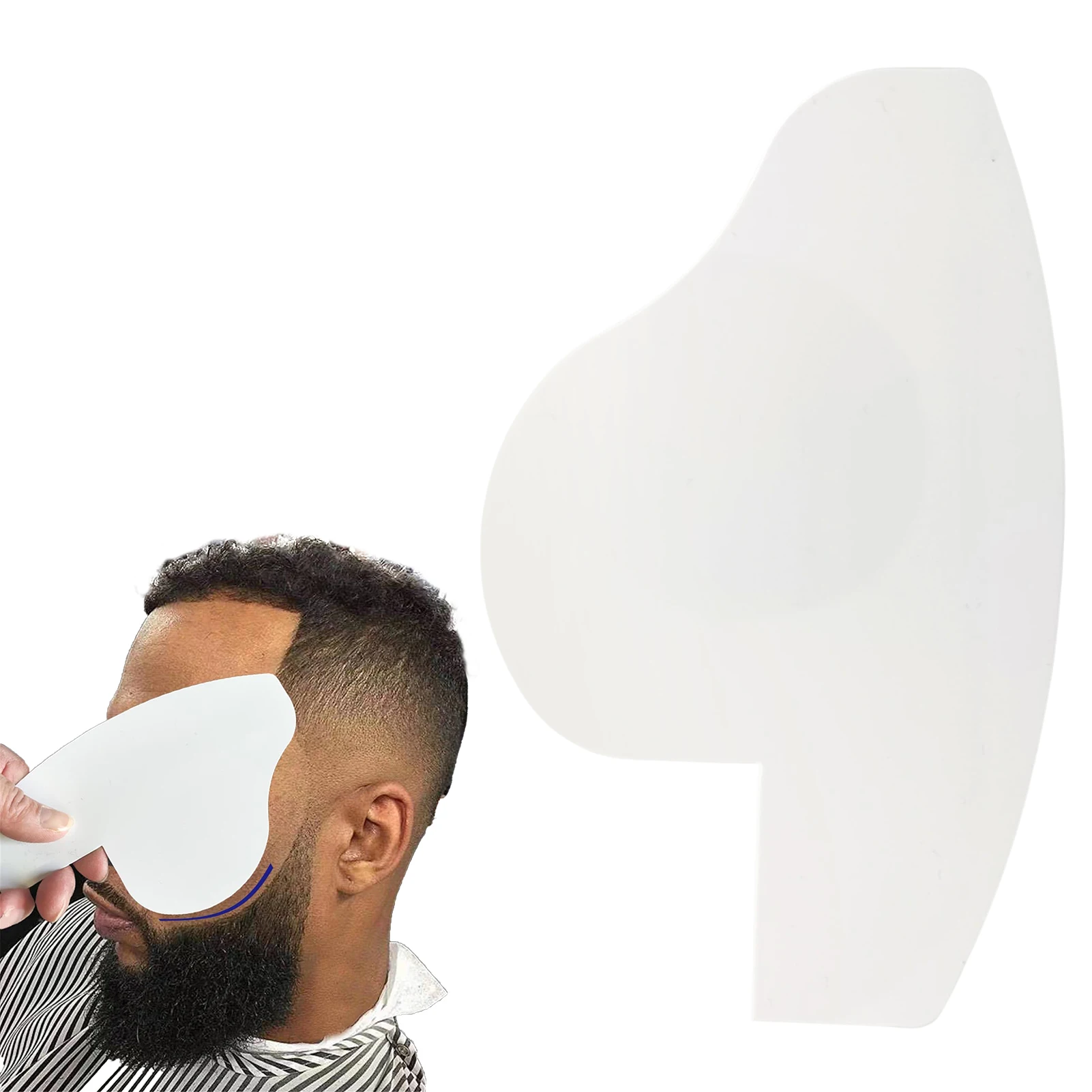 

Beard Shaper Barber Accessories Shape Up Guide Hair Line Beard Lineup Tool Hair Line Beard Lineup Shaping Tool Also As Blocking