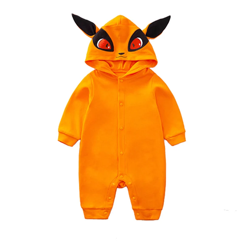 Baby Onesie Pajamas For 0-2 Years Newborn Kurama Rompers Cotton Cartoon Overall Halloween Costume Infant Jumpsuit Toddler Pijama