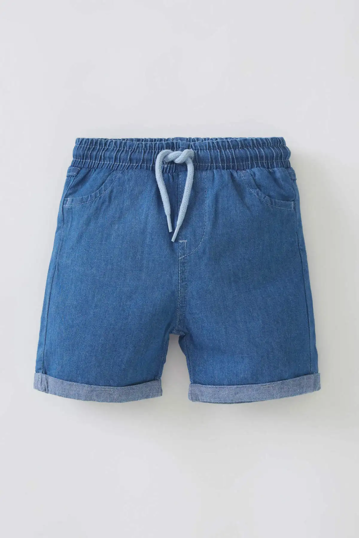 Детские летние джинсовые шорты с эластичной талией |