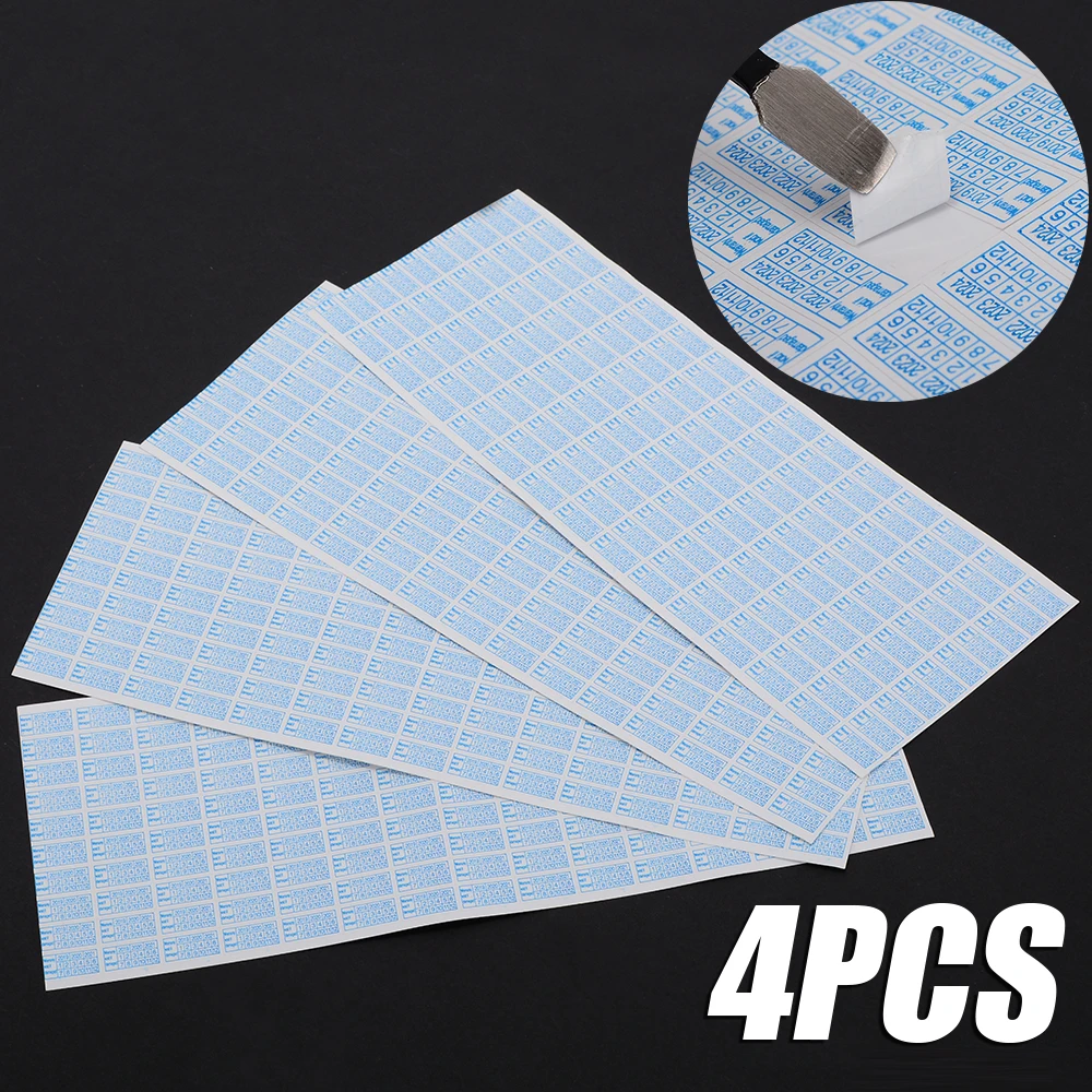 

600pcs/4 Sheets Blue Warranty Void Labels Removed Sticker 2022 - 2024 Year If Damaged Protection Security Label Sticker Seal
