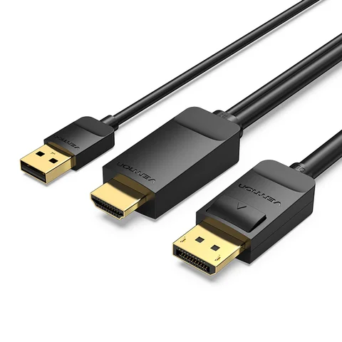 Кабель HDMI-DisplayPort Vention 4K 60Гц