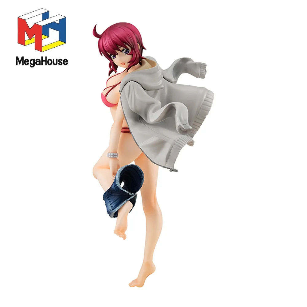 Оригинальный MegaHouse Lunamaria Аниме Фигурка GGG мобильный костюм GUNDAM ПВХ в коробке Новая Модель Коллекционная кукла