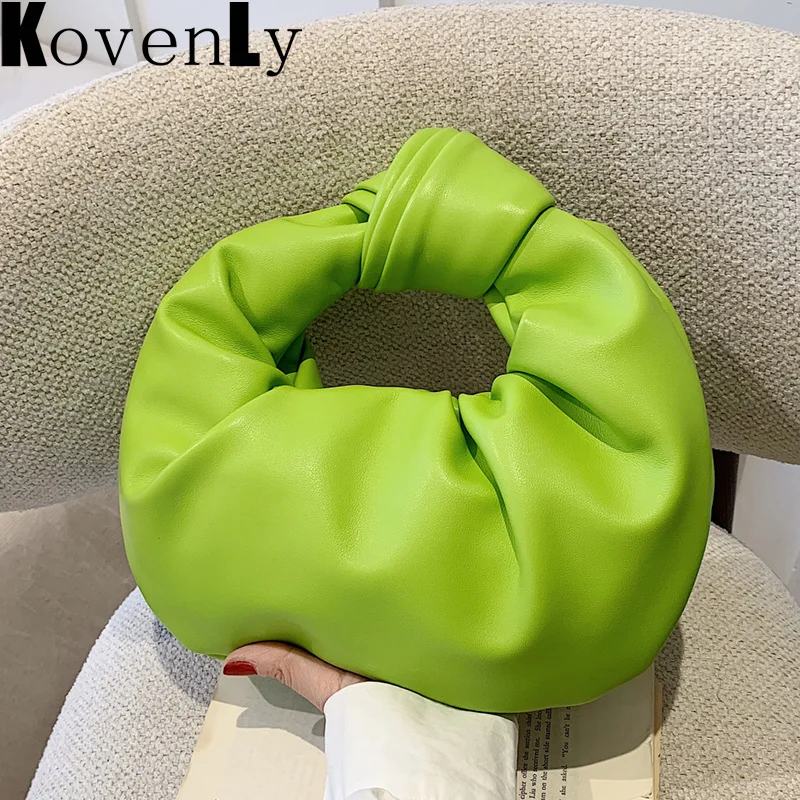 

Handbags For Women Soft Leather Handbag Pouch Bag Women Designer Luxury Bag Solid Color Simple High Quality Dumping Style Purse