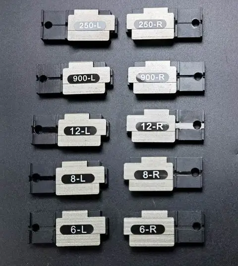 Fiber Holder For Ribbon Fiber Funsion Splicer FITEL S123M S123M12 S122M12 S122M  For Bare Fiber 250 900 6 8 12 Core Fiber Clamp