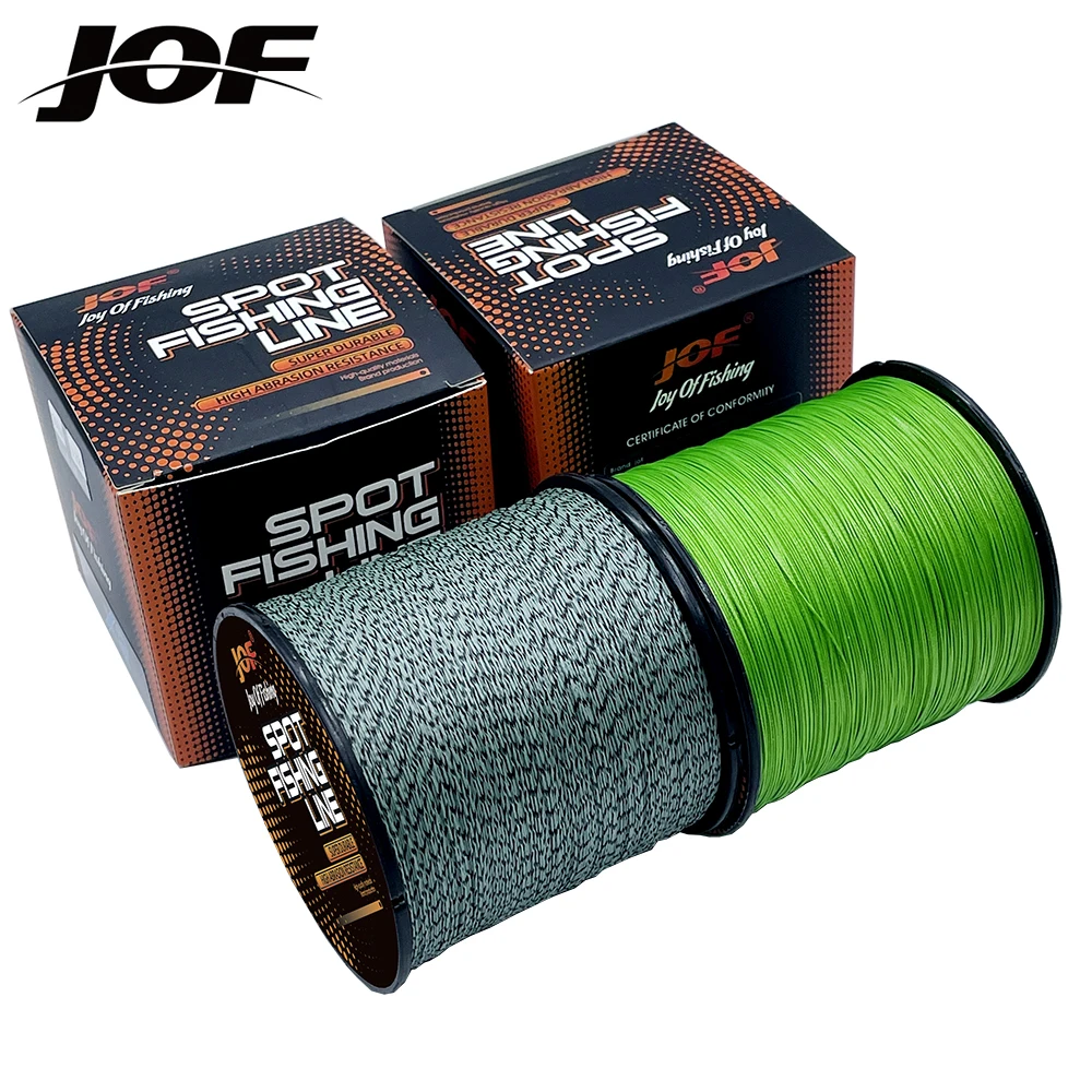 

Плетеная рыболовная леска JOF X8, 500 м, многонитевая, 18-78 анг. Фунт., различные цвета, цветная, быстрая, тонкая и прочная, 8-35,8 кг