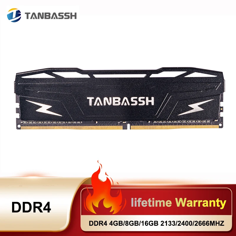 

TANBASSH DDR4 RAM 16GB 8GB 4GB 2133 2400 2666MHz 288PIn Desktop Memory PC DIMM Rams For Intel AMD All Motherboard