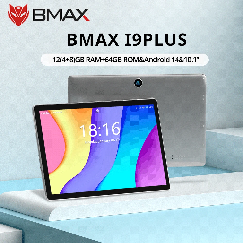 Детский планшет BMAX I9 Plus Android 14 GPU G522EE 8 ГБ ОЗУ 64 ПЗУ 10 1 дюйма Allwinner RK3562
