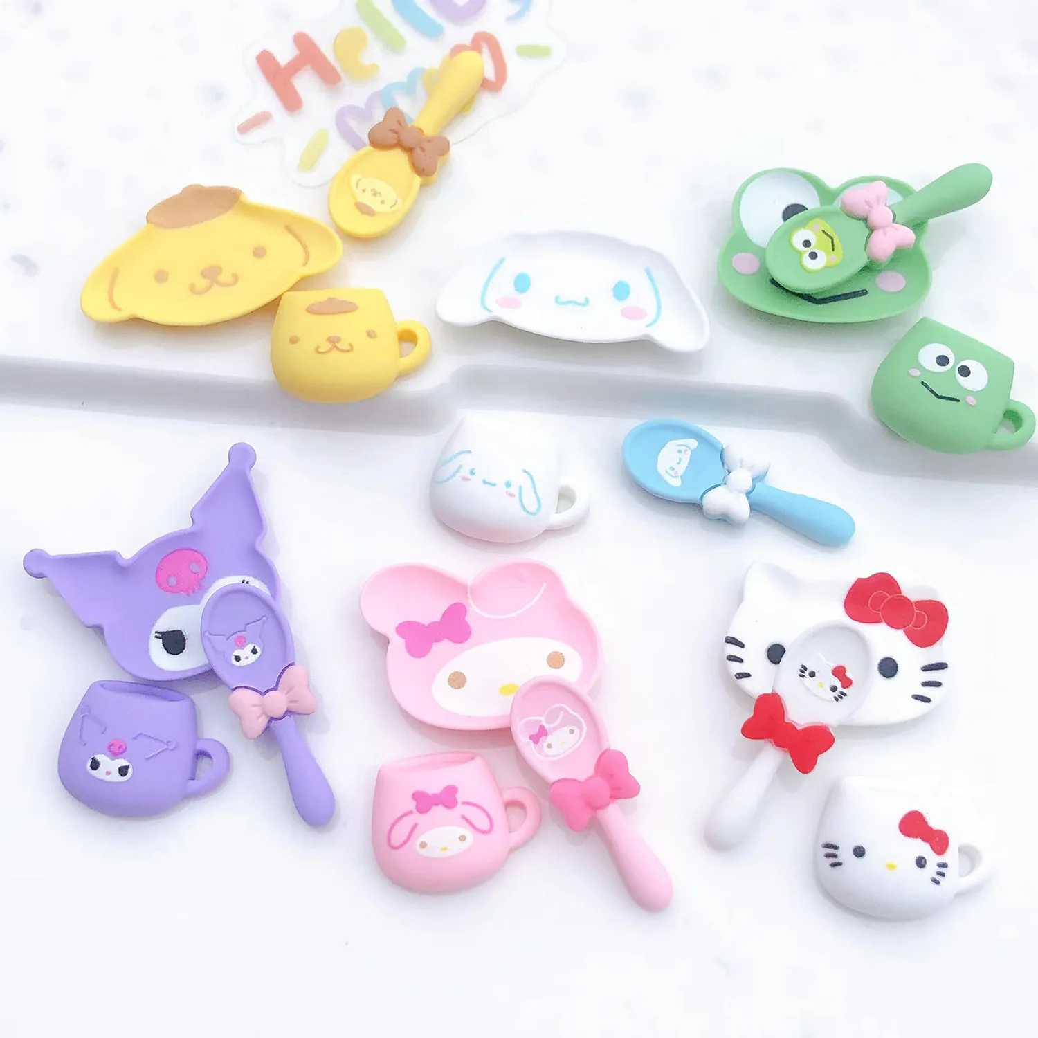 

2022 New Kawaii Sanrioed Anime Kuromi Cinnamoroll Kittyed My Melody Cute Cartoon Diy Phone Case Accessories Backpack Decoration